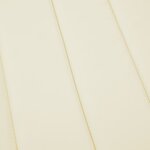 vidaXL Coussin de chaise longue crème 186x58x4 cm tissu oxford