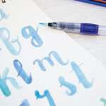 Pinceau rechargeable Water Brush + 5 crayons aquarellables