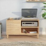 vidaXL Armoire à disques chêne sonoma 84 5x38x48 cm bois d'ingénierie