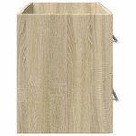 vidaXL Armoire d'évier Chêne sonoma 100x38 5x48 cm Aggloméré