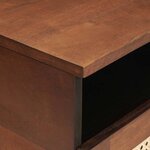 vidaXL Tables basses avec tiroir Marron 80 x 54 x 40 cm