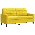 vidaXL Ensemble de canapés 3 Pièces avec coussins et traversins velours