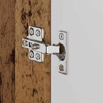 vidaXL Ensemble d'armoire de salle de bain TULUM Bois ancien