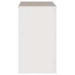 Buffet vidaXL "DRAMMEN" Blanc 79x43x75 5 cm Bois Massif Pin