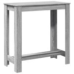 vidaXL Table de bar sonoma gris 102x50x103 5 cm bois d'ingénierie