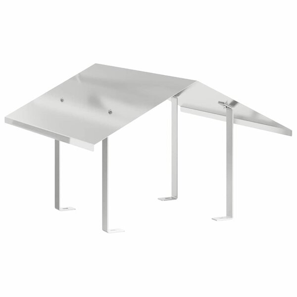 vidaXL Hotte de cheminée Argent 60 x 60 x 38 cm Acier inoxydable