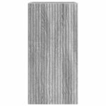 vidaXL Meuble TV mural Montage mural 2 Pièces Gris Sonoma 30 x 31 x 60 cm