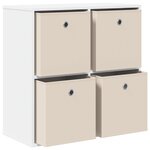 vidaXL Buffet Blanc 68 5 x 32 x 67 cm
