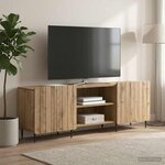 vidaXL Meuble TV 150 x 31 x 52 cm Chêne artisanal Bois d'ingénierie