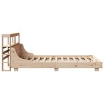 vidaXL Cadre de lit sans matelas 150x200 cm bois de pin massif