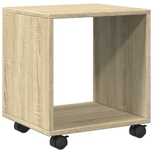vidaXL Armoire à roulettes chêne sonoma 37x33x42 5cm bois d’ingénierie
