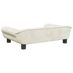 vidaXL Canapé pour enfants crème 70x45x26 cm velours