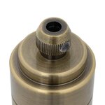 vidaXL Douilles de lampe 2 Pièces bronze E27