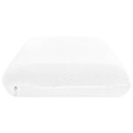 vidaXL Coussin de sommeil Uni Blanc 74 x 39 x 13 cm