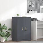 vidaXL Armoire de rangement Anthracite 60 x 40 x 90 cm Acier