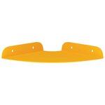 vidaXL Étagère Flottante d'Angle 4 pc Jaune moutarde 15 x 15 x 2 cm