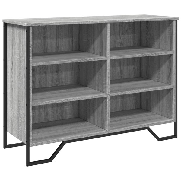vidaXL Buffet sonoma gris 101x35 5x74 5 cm bois d'ingénierie