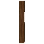 vidaXL Armoire de bain Chêne marron 32x25 5x190 cm Bois d'ingénierie