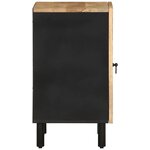 vidaXL Armoire de salle de bain 38x33 5x58 cm bois massif de manguier