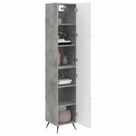 vidaXL Ensemble de Meubles 2 Pièces Gris béton Bois d'ingénierie