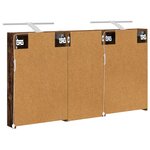 vidaXL Ensemble de Meubles de Salle de Bain 3 Pièces 110 x 10 5 x 60 5 cm