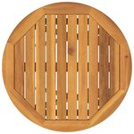 vidaXL Ensemble bistro de jardin 3 Pièces Marron Bois d'acacia massif