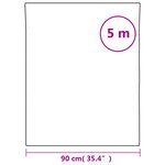 vidaXL Film pour fenêtre blanc givré 90 x 500 cm PVC