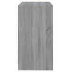 vidaXL Buffet Sonoma gris 70x41x75 cm Bois d'ingénierie