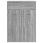 vidaXL Armoire à chaussures Sonoma gris 60x35x84 cm Bois d'ingénierie