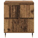 vidaXL Armoire de rangement 2 Pièces Bois ancien 60 x 35 x 70 cm