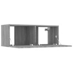 vidaXL Meubles TV 2 Pièces sonoma gris 80x30x30 cm bois d'ingénierie