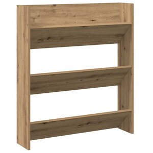 vidaXL Armoire à chaussures murale chêne artisanal bois d'ingénierie