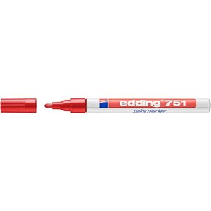 Marqueur Peinture 751 rouge 1-2 mm EDDING