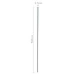 vidaXL Ensemble de clôture de jardin voûtée plus basse 77 5x64 cm vert