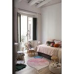 Tapis coton enfant - Radis rose - 100 x 150 cm