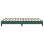 vidaXL Sommier à lattes de lit sans matelas 160x210 cm velours