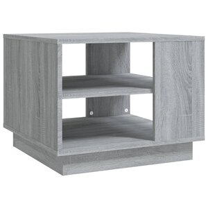 vidaXL Table basse sonoma gris 55x55x43 cm bois d'ingénierie