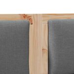 vidaXL Tête de lit Autre Marron 200 cm Bois massif en pin