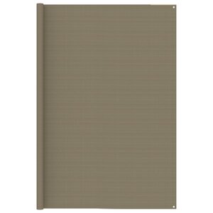 vidaXL Tapis de tente 250x500 cm Taupe