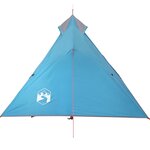 vidaXL Tente de camping tipi 1 personne bleu imperméable