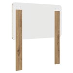 vidaXL Tête de lit Chêne artisanal 80 cm Bois d'ingénierie