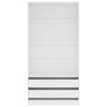 vidaXL Garde-robe Blanc 100x50x200 cm Bois d'ingénierie