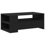 vidaXL Table basse Chêne noir 102 x 55 x 43 5 cm Bois d'ingénierie