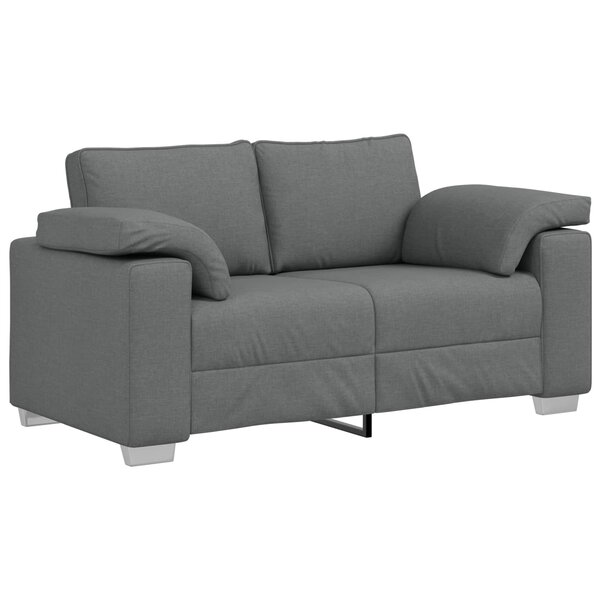 vidaXL Canapé Gris foncé 160 x 80 x 82 cm tissu