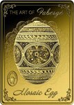 Pièce de monnaie en Or 3000 Francs g 0.155 (1/200 oz) Millésime 2025 Gold Gift MOSAIC EGG 1/200