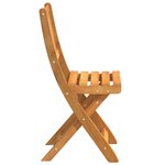 Chaises de jardin pliantes vidaXL 6 Pièces 36x46x86 cm Bois massif d'acacia