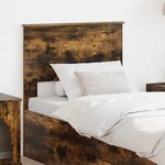 vidaXL Tête de lit Chêne fumé 75 cm Bois d'ingénierie