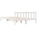 vidaXL Cadre de lit extra long sans matelas 160x220 cm bois massif pin