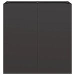 vidaXL Jardinière noir 80x40x80 cm acier laminé à froid