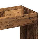 vidaXL Buffet haut vieux bois 92x33x140 cm bois d'ingénierie